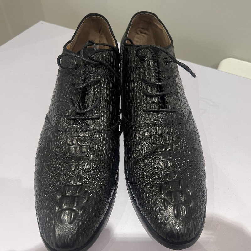 愛馬仕皮鞋，出清價，鱷魚紋，無鞋盒-9