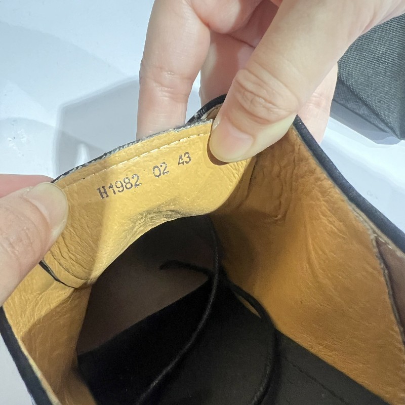 愛馬仕皮鞋，出清價，鱷魚紋，無鞋盒-11