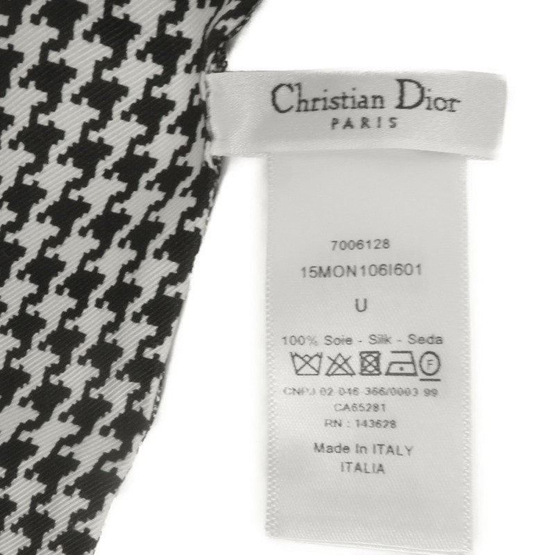 Dior 【激減優惠】絲質30 Montaigne Mitzah Scarf絲巾黑色-9