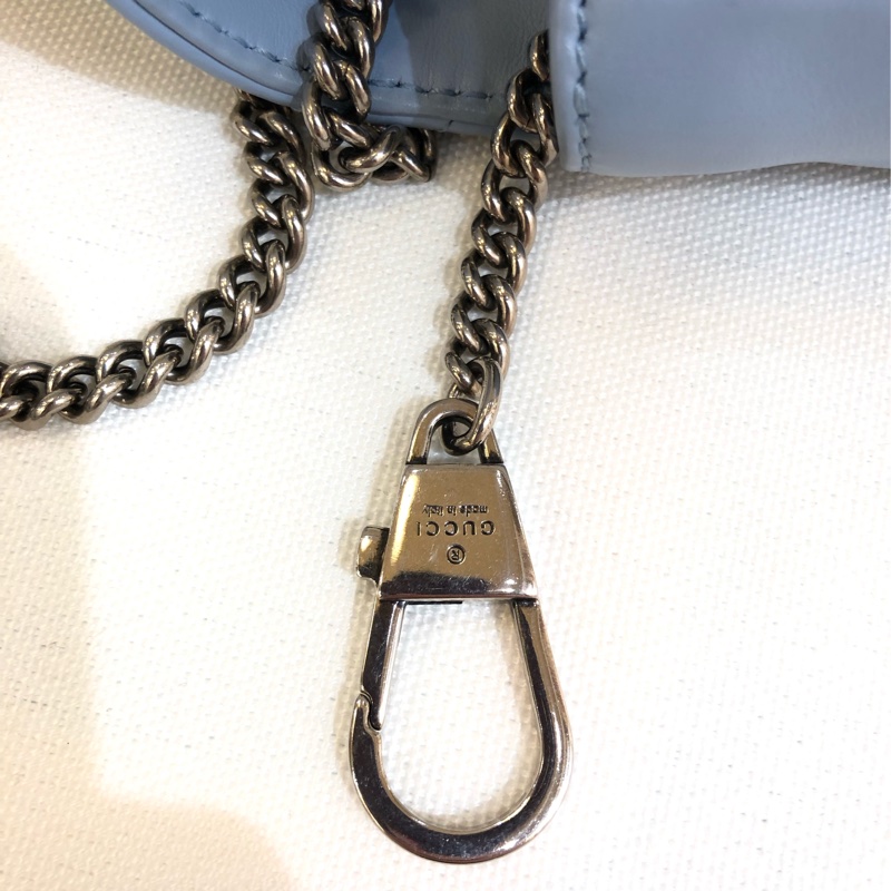 Gucci 超mini GG Marmant 斜揹包! 有使用感,底部有點小黑點!有塵袋-14