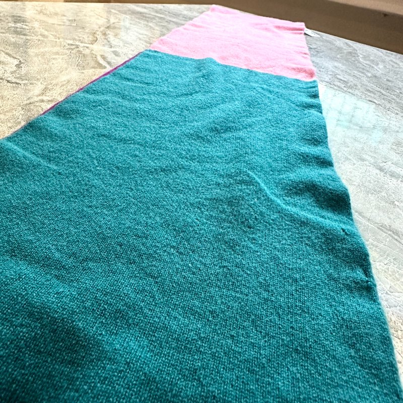 【美收精品】Chanel 拼接三色羊毛圍巾 88-950-5