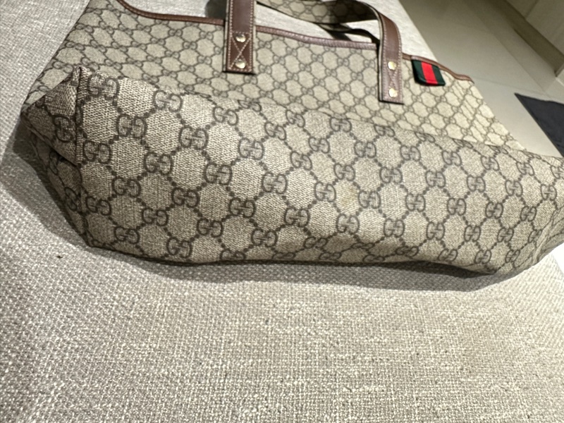 Gucci 老花防刮托特包-1