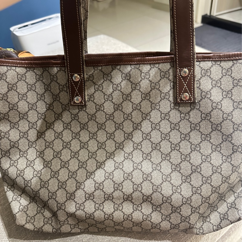 Gucci 老花防刮托特包-2
