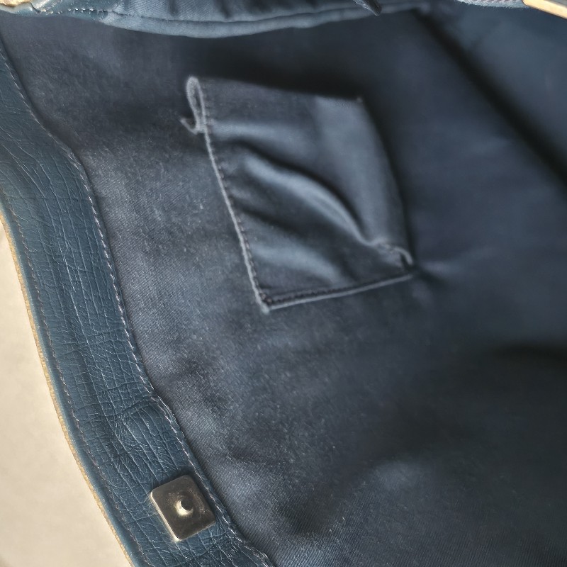 GUCCI GG Tote 防水皮革材質 藏青色老花提包-5