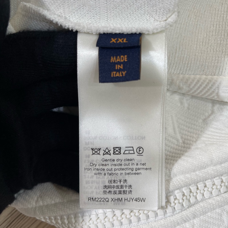 五折出清❗️Lv白色滿版Logo運動外套❗️精品外套百搭好看🤩-16