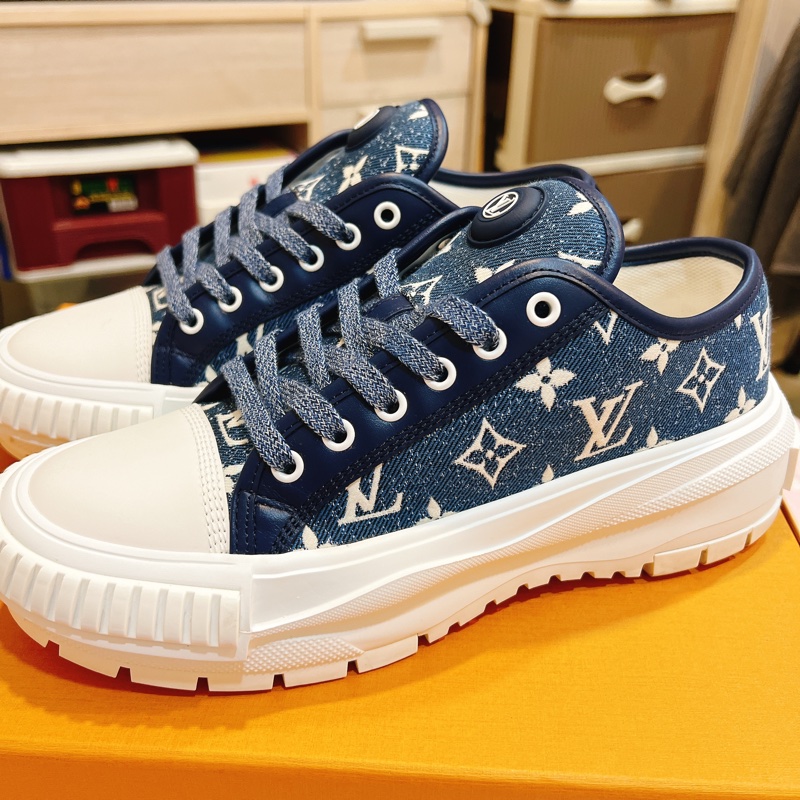 LV老花單寧休閒鞋-3