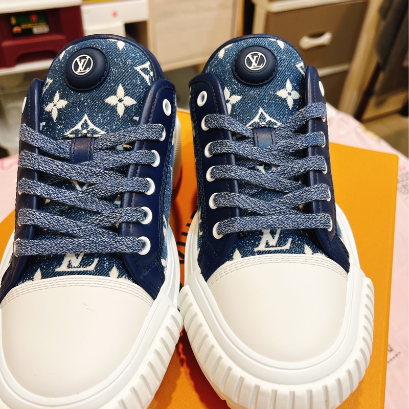 LV老花單寧休閒鞋-5