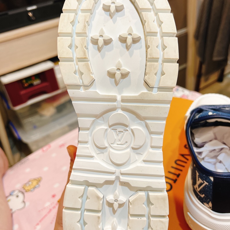 LV老花單寧休閒鞋-21