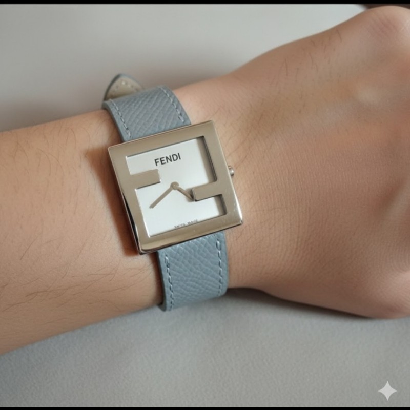 Fendi 4000L 經典雙F腕錶-10