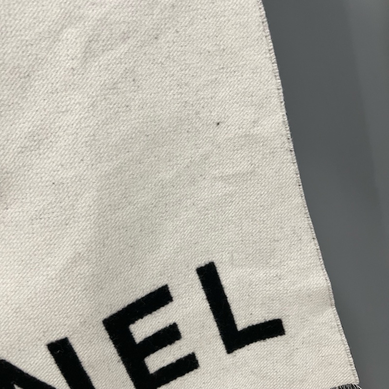 Chanel 香奈兒 爆款 熊貓拼色 圍巾 披肩-13