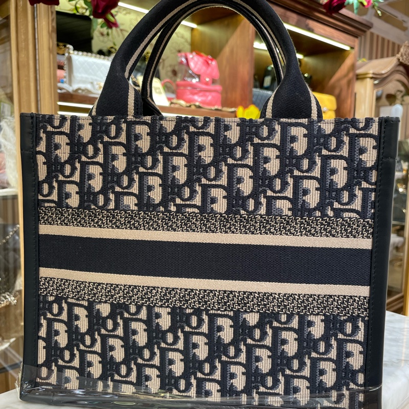 [已售出❌]DIOR BOOK TOTE Oblique印花 老花 金扣 26.5-1