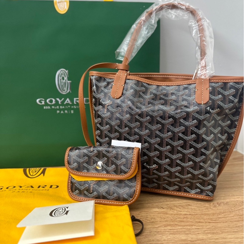 全新Goyard mini tode 棕色-0