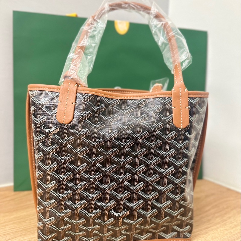 全新Goyard mini tode 棕色-2