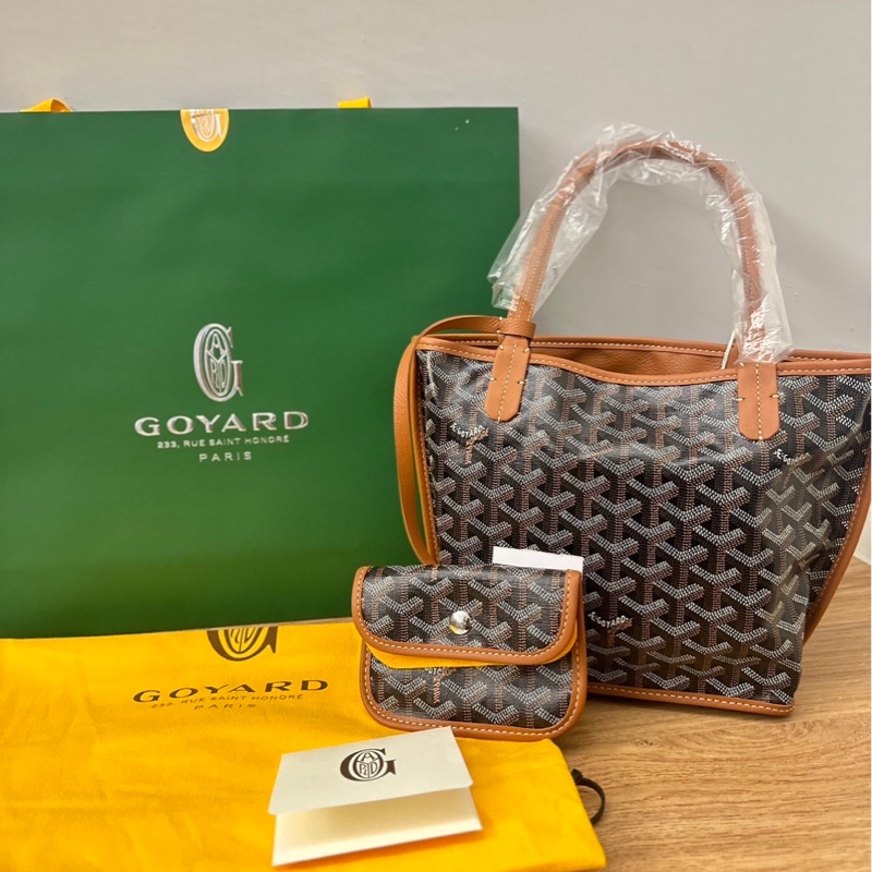 全新Goyard mini tode 棕色-4