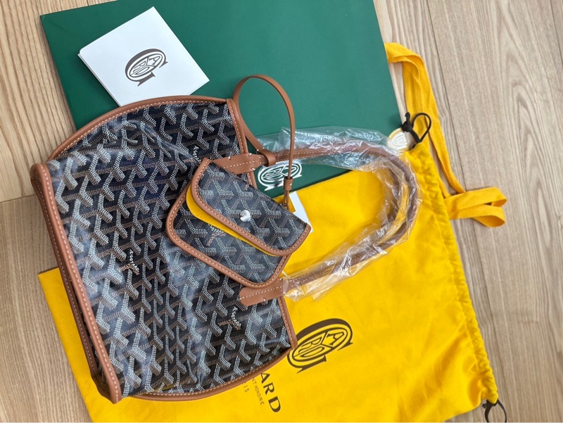 全新Goyard mini tode 棕色-5