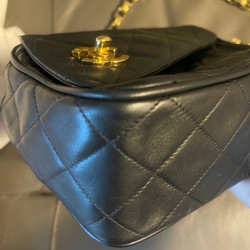 二手Chanel 香奈兒雕花鏈流蘇相機包-2