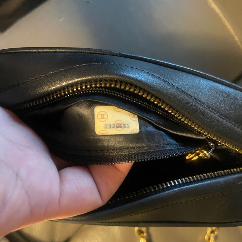 二手Chanel 香奈兒雕花鏈流蘇相機包-4