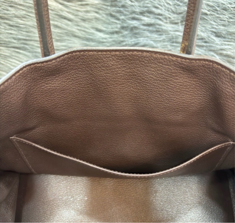 Hermes 深巧克力色Togo皮金釦鉑金Birkin 30 口N刻-34