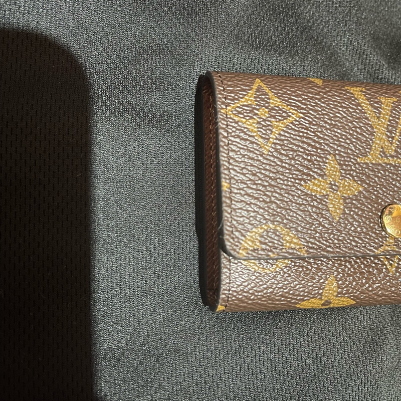 LOUIS VUITTON 路易威登 6勾原花三折鑰匙包-7