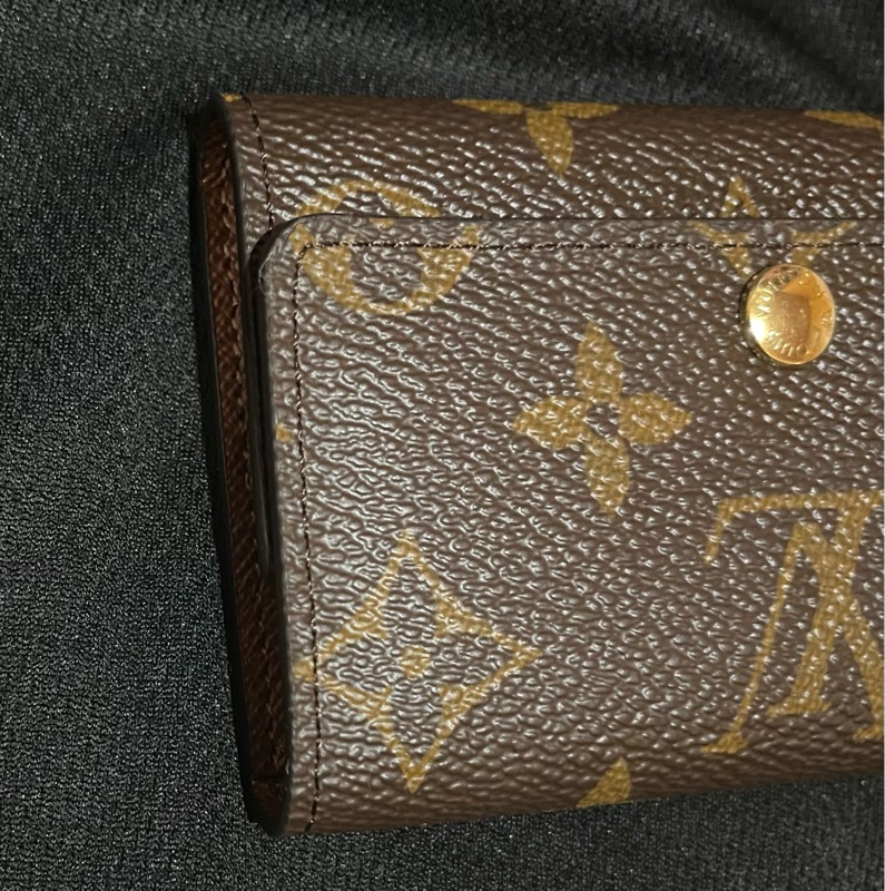 LOUIS VUITTON 路易威登 6勾原花三折鑰匙包-8