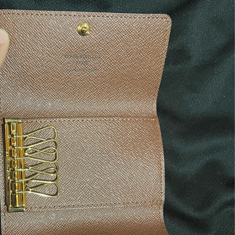 LOUIS VUITTON 路易威登 6勾原花三折鑰匙包-11