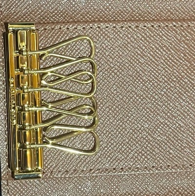 LOUIS VUITTON 路易威登 6勾原花三折鑰匙包-13