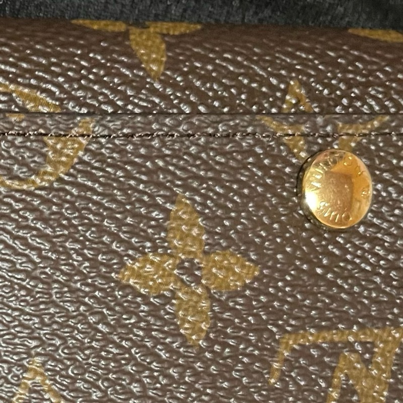 LOUIS VUITTON 路易威登 6勾原花三折鑰匙包-36