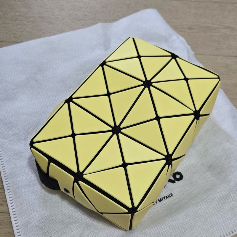 Issey Miyake 三宅一生 BaoBao 小號 邱比特包 霧面黃色 稀有款-3