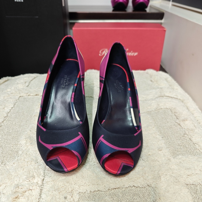 Hermes 絲巾跟鞋 38.5-0