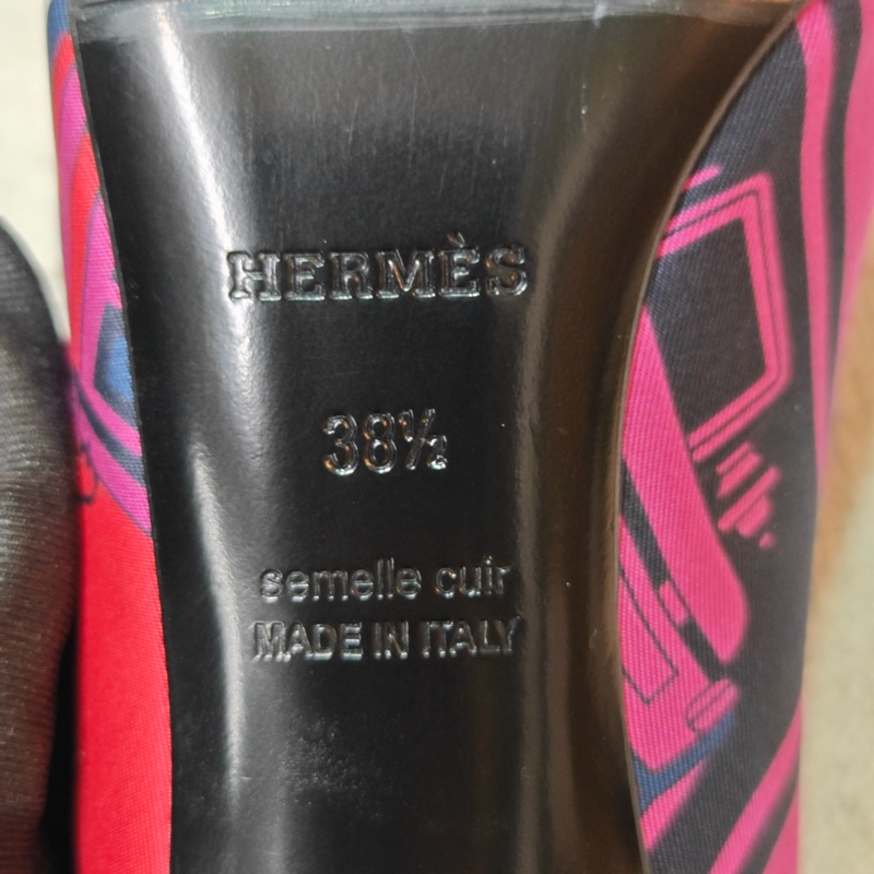 Hermes 絲巾跟鞋 38.5-5