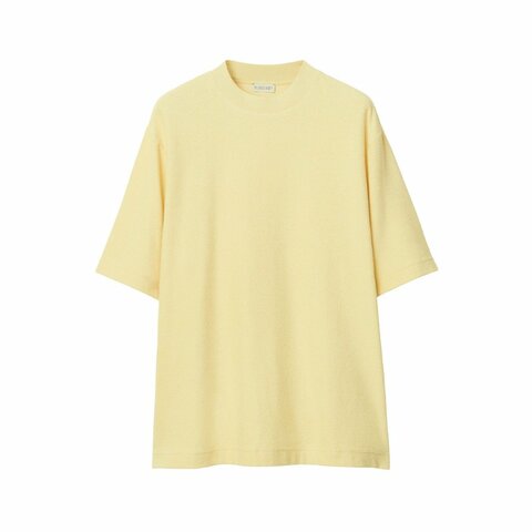 * Burberry Cotton Towelling T-Shirt for Women in Sherbet - 8083630-Sherbet (Size:S,M,L)