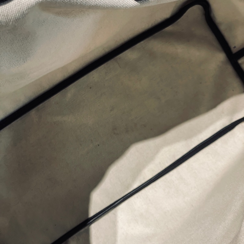 GOYARD 經典St. LouisPM防水帆布LOGO購物包(中-黑-附收納袋)-12