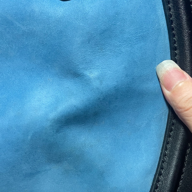 可議價 只想出清 Celine 囧臉包 mini 馬毛加麂皮拼接款 閒置品 大膽撞色-31