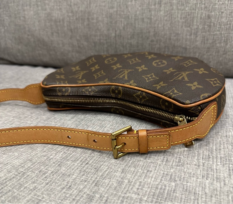 🌟慶雙十🇹🇼特惠🌟LV 豌豆包 半月包 中古款小號-10