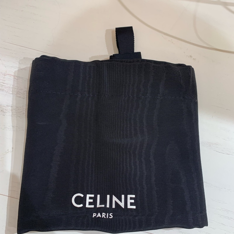 Celine Ava 豌豆腋下包 棕色中號刺繡-13