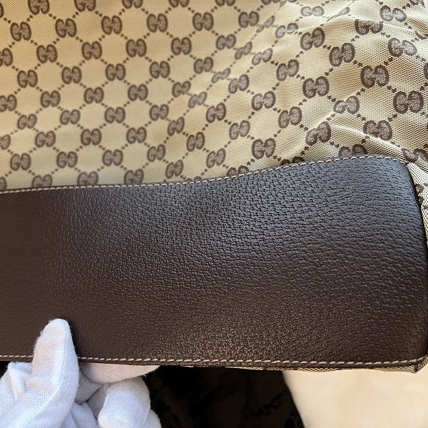 專櫃正品 GUCCI 經典老花帆布托特包 購物袋-3