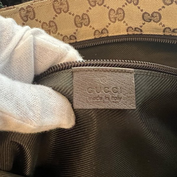 專櫃正品 GUCCI 經典老花帆布托特包 購物袋-7