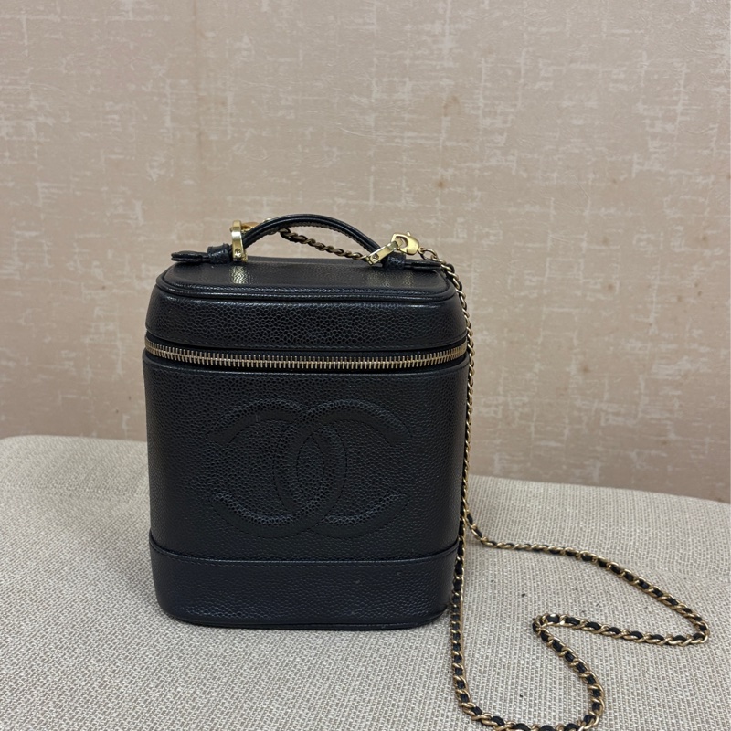 Chanel Vintage Vanity Case古董老香化妝包-0