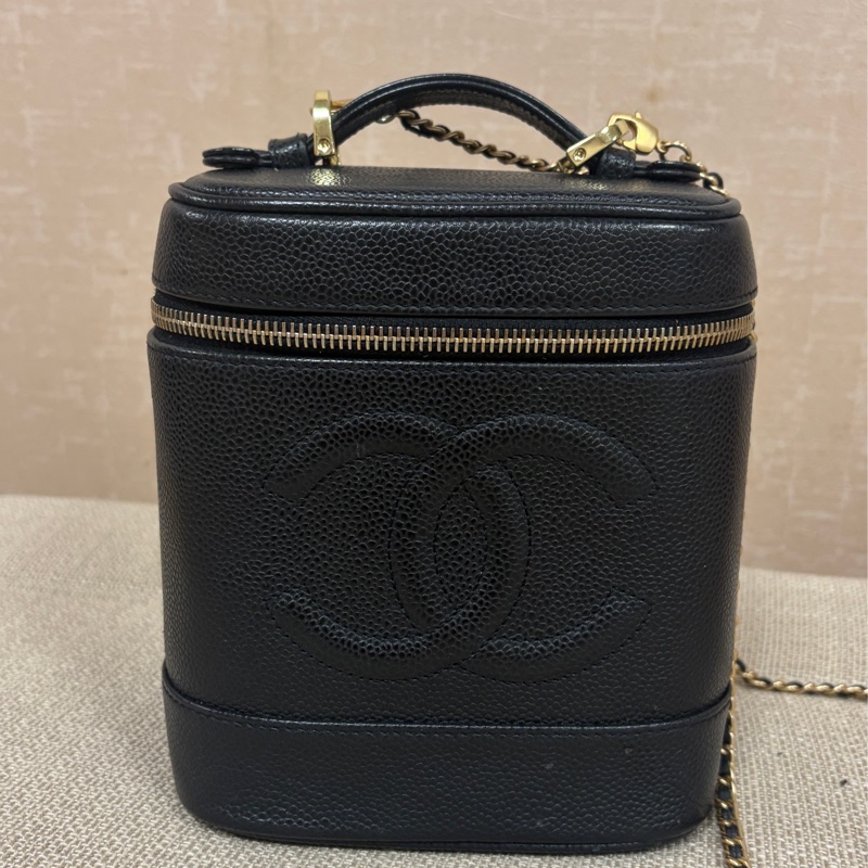 Chanel Vintage Vanity Case古董老香化妝包-1