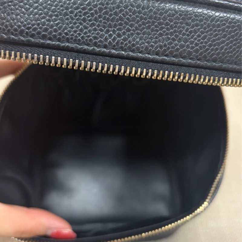 Chanel Vintage Vanity Case古董老香化妝包-8