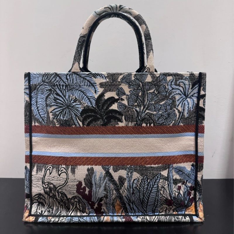 DIOR BOOK TOTE 大/ Dior 迪奧 托特包 刺繡款-1