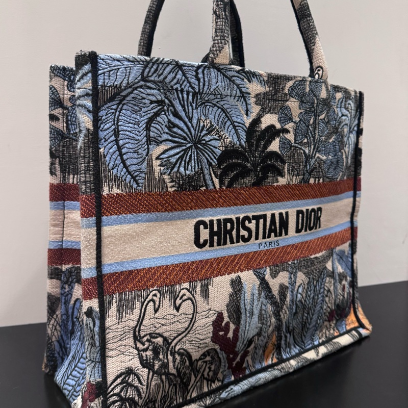 DIOR BOOK TOTE 大/ Dior 迪奧 托特包 刺繡款-2