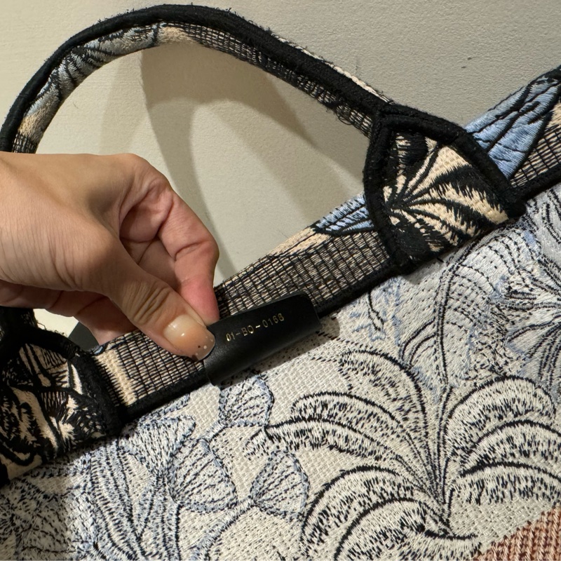 DIOR BOOK TOTE 大/ Dior 迪奧 托特包 刺繡款-5