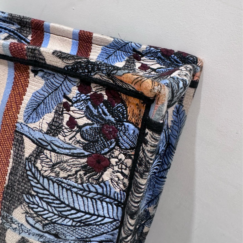 DIOR BOOK TOTE 大/ Dior 迪奧 托特包 刺繡款-6