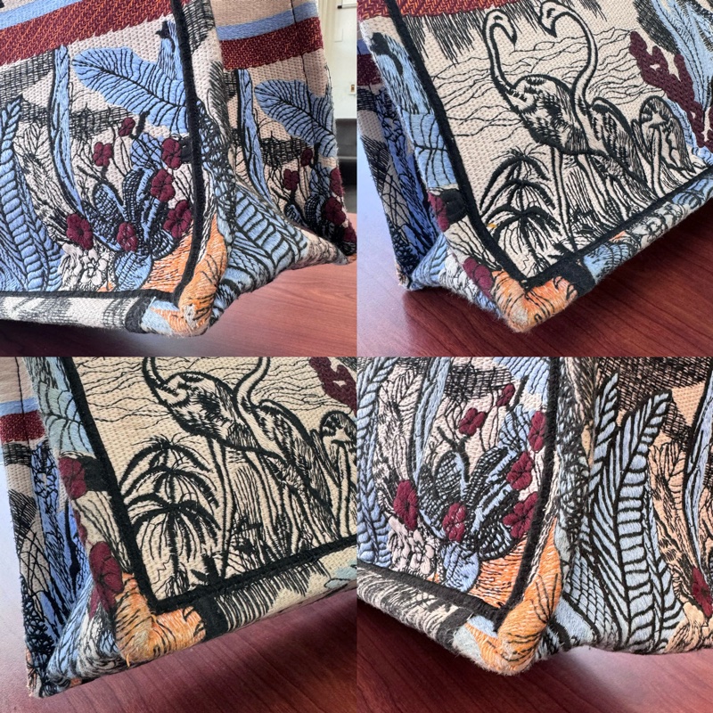 DIOR BOOK TOTE 大/ Dior 迪奧 托特包 刺繡款-8