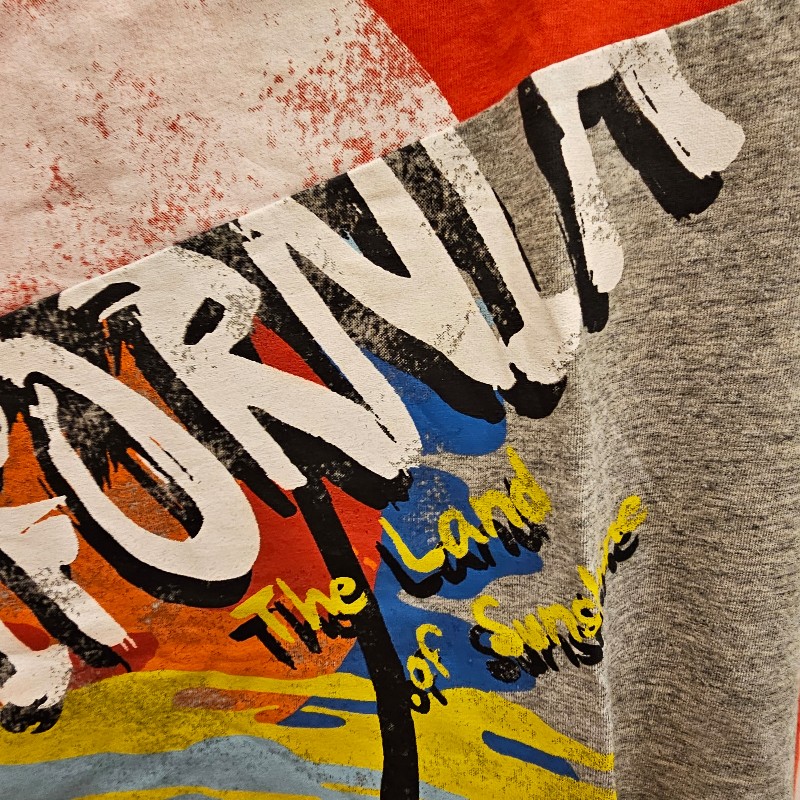 3.1 Philip Lim 加州拼接紅色T,尺寸M-9