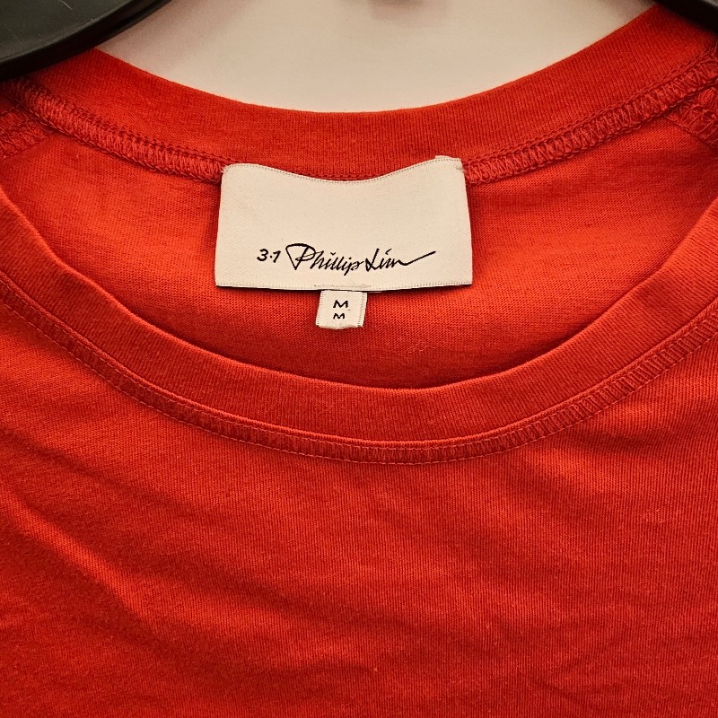 3.1 Philip Lim 加州拼接紅色T,尺寸M-17