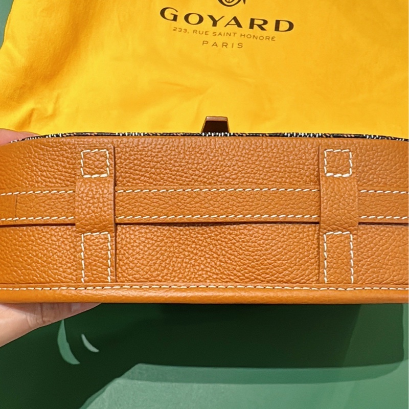 ［全新］GOYARD｜BELVEDERE PM Black & Tan 郵差包-11