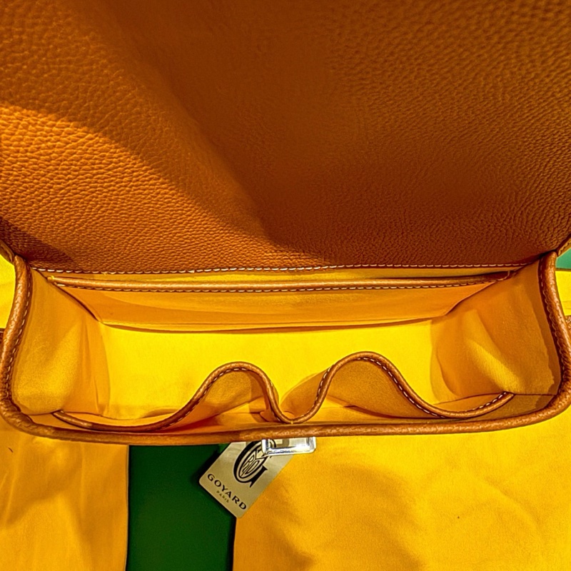 ［全新］GOYARD｜BELVEDERE PM Black & Tan 郵差包-13