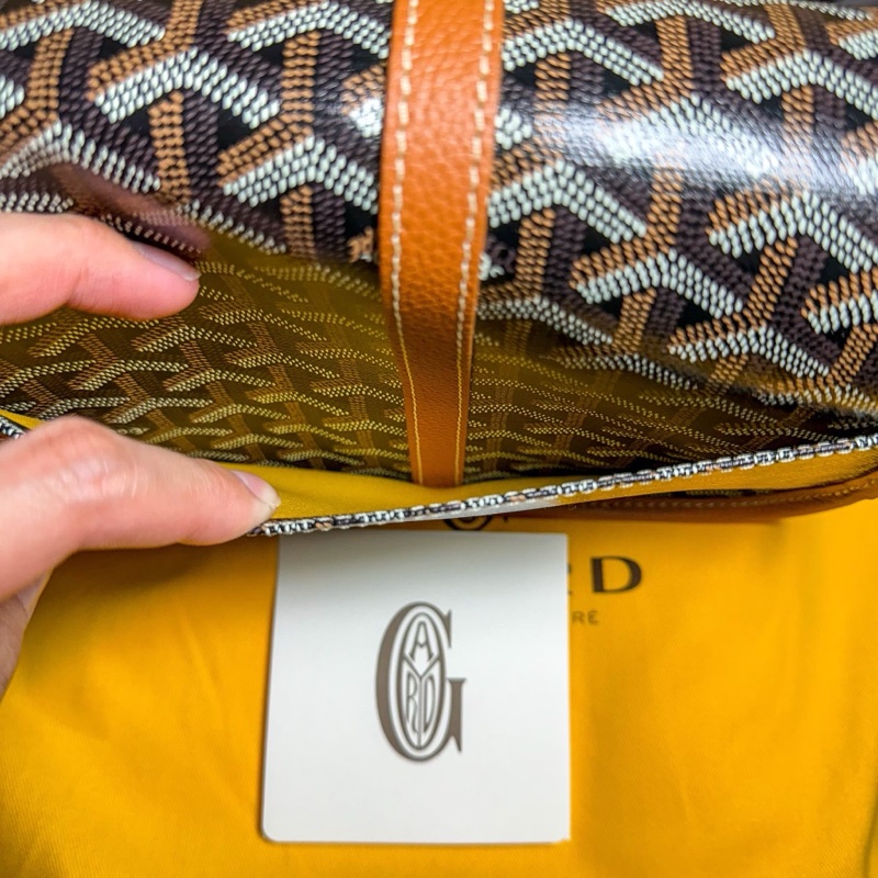 ［全新］GOYARD｜BELVEDERE PM Black & Tan 郵差包-14